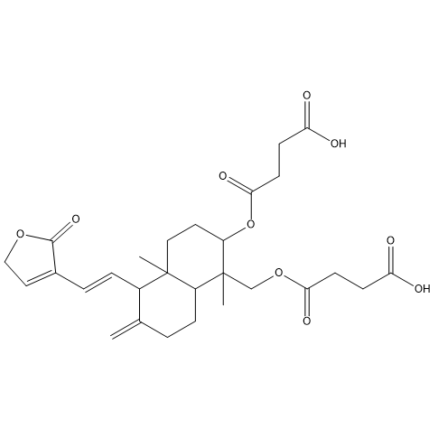 脱水穿心莲内酯琥珀酸半酯 HPLC>98% 中药标准品 对照品