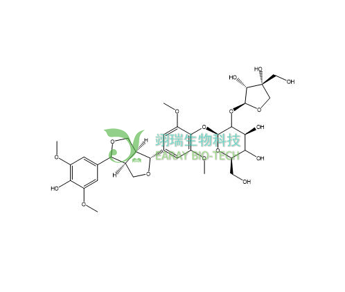 (-)-丁香树脂酚-4-O-β-D-呋喃芹糖基-(1→2)-β-D-吡喃葡萄糖苷 HPLC>98% 中药标准品 对照品