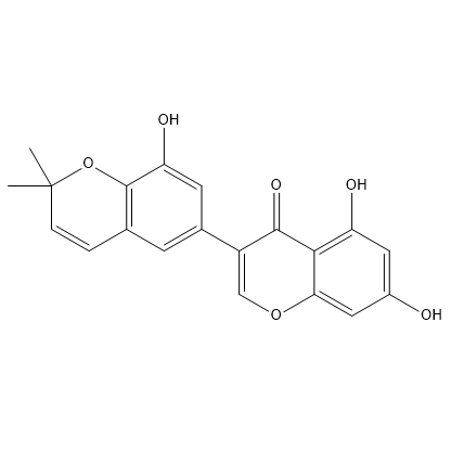 半甘草异黄酮B HPLC>98% 中药标准品 对照品