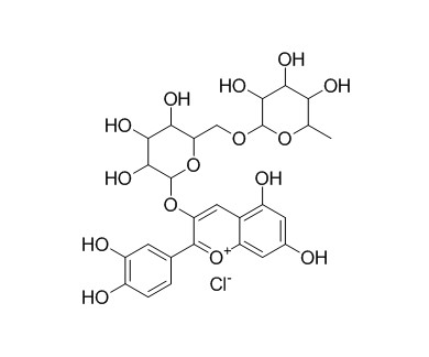 氯化矢车菊素-3-O-芸香糖苷 HPLC>98% 中药标准品 对照品