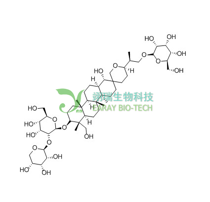 凤仙萜四醇苷 F HPLC98% Hosenkoside F CAS 160896-45-7 中药对照品 分析标准品