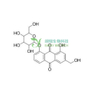 大黄素-1-O-β-D-葡萄糖苷 98% CAS 38840-23-2 中药标准品 对照品
