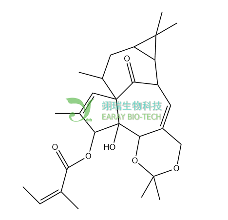巨大戟醇-5,20-缩丙酮-3-当归酸酯 HPLC≥98% 中药对照品 标准品 CAS：87980-68-5