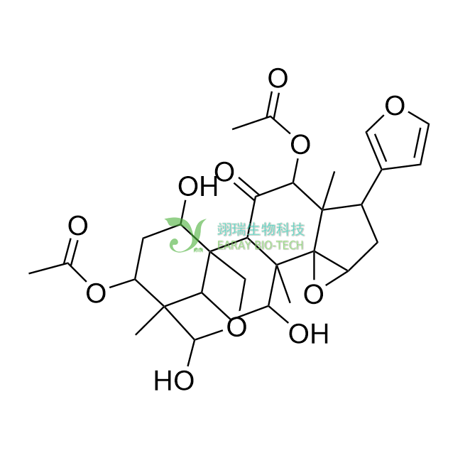 川楝素，苦楝素 98% CAS：58812-37-6 中药标准品 对照品